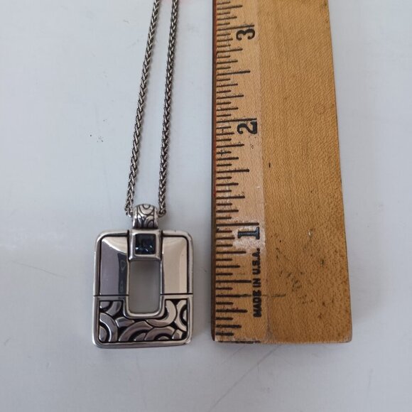 Brighton Pendant Necklace Silver Bloc Haus Crystal Jeweled Pendant with Chain - Picture 7 of 14